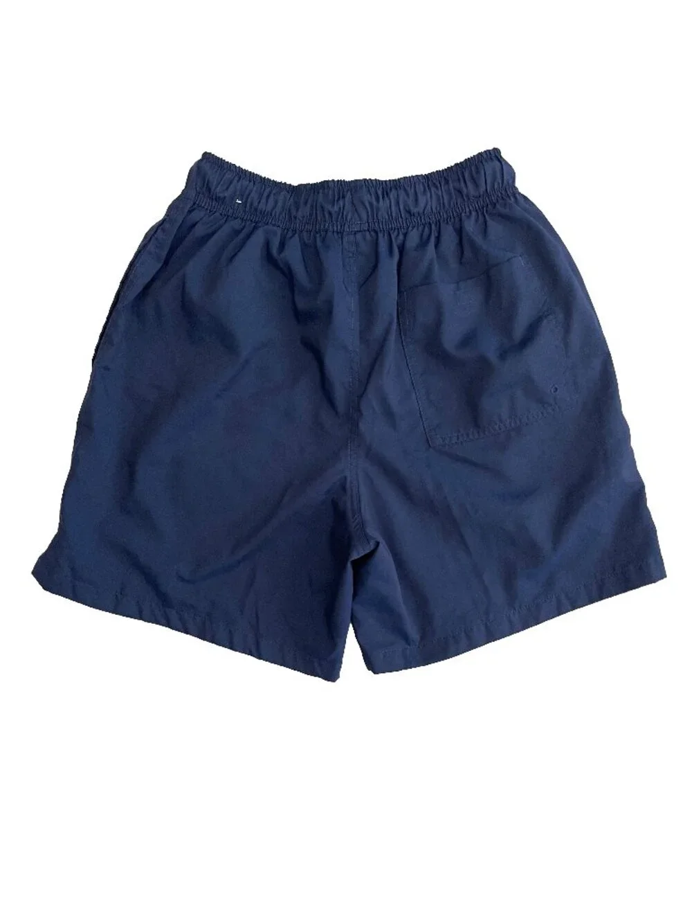 Nike Navy Mesh Lined Swim Trunks Shorts Size Small